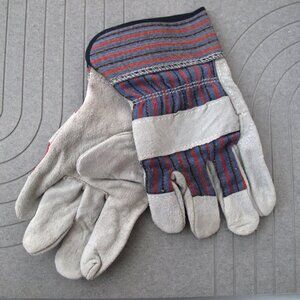 Leather Palm Work Gloves Multi-Use Work Glove1 Pair Protective Industrial safety